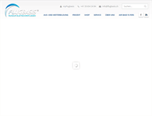 Tablet Screenshot of flugbasis.ch